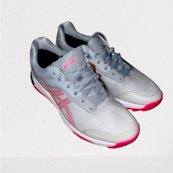New Women’s Size 9.5 ASICS Grey/Pink Camo Gel Course Ace Spikeless Golf Sneaker - Picture 1 of 8